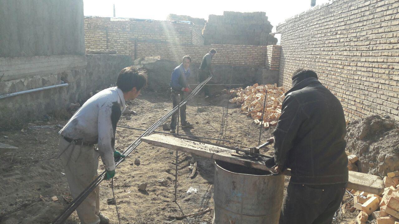 گزارش تصویری از عملیات ساختمانی در مناطق زلزله زده حسنجان