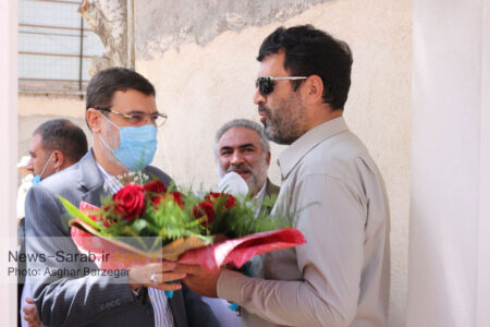 دیدار رئیس بنیاد شهید و امور ایثارگران کشور از جانباز ۷۰ درصدی شهر سراب